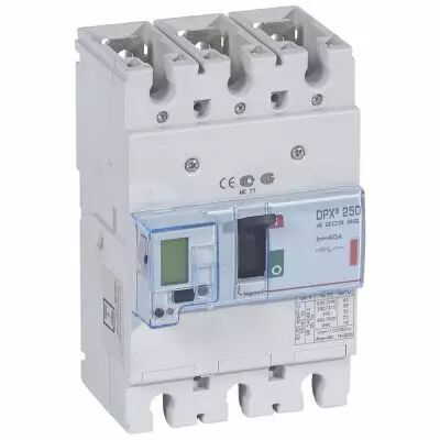 Disj puissance DPX� 250 - �lectronique - 36 kA - 3P - 40 A (420332)
