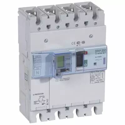 Disj puissance DPX� 250 - �lectronique diff - 50 kA - 4P - 160 A (420387)
