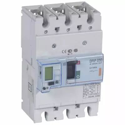 Disj puissance DPX� 250 - �lectronique � unit� de mesure - 25 kA - 3P - 160 A (420407)