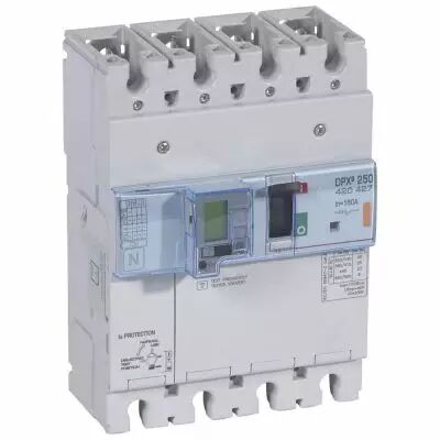 Disj puissance DPX� 250 - �lectro diff � unit� de mesure - 25 kA - 4P - 160 A (420427)