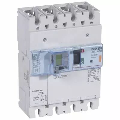 Disj puissance DPX� 250 - �lectro diff � unit� de mesure - 25 kA - 4P - 250 A (420429)
