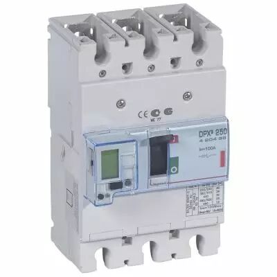 Disj puissance DPX� 250 - �lectronique � unit� de mesure - 36 kA - 3P - 100 A (420435)