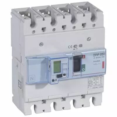 Disj puissance DPX� 250 - �lectronique � unit� de mesure - 36 kA - 4P - 40 A (420442)