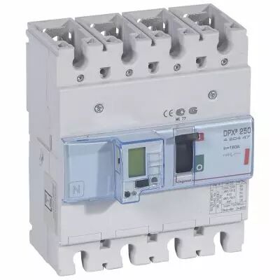 Disj puissance DPX� 250 - �lectronique � unit� de mesure - 36 kA - 4P - 160 A (420447)