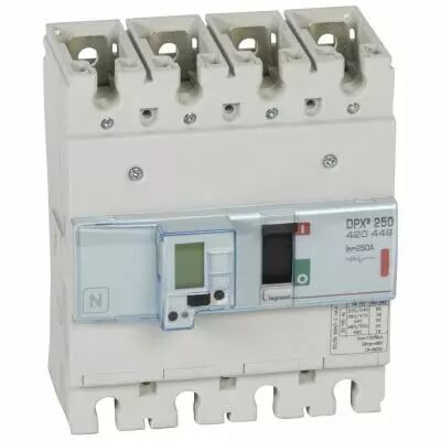 Disj puissance DPX� 250 - �lectronique � unit� de mesure - 36 kA - 4P - 250 A (420449)