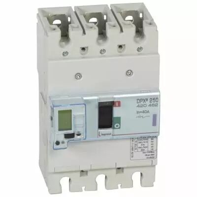 Disj puissance DPX� 250 - �lectronique � unit� de mesure - 50 kA - 3P - 40 A (420462)