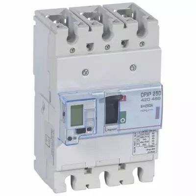 Disj puissance DPX� 250 - �lectronique � unit� de mesure - 50 kA - 3P - 250 A (420469)