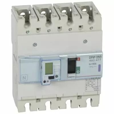 Disj puissance DPX� 250 - �lectronique � unit� de mesure - 50 kA - 4P - 160 A (420477)