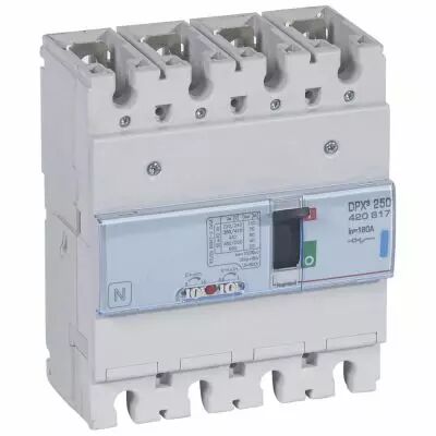 Disj puissance DPX� 250 - magn�to-thermique - 70 kA - 4P - 160 A (420617)