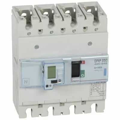 Disj puissance DPX� 250 - �lectronique - 70 kA - 4P - 160 A (420648)
