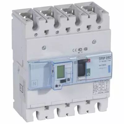 Disj puissance DPX� 250 - �lectronique � unit� de mesure - 70 kA - 4P - 160 A (420678)
