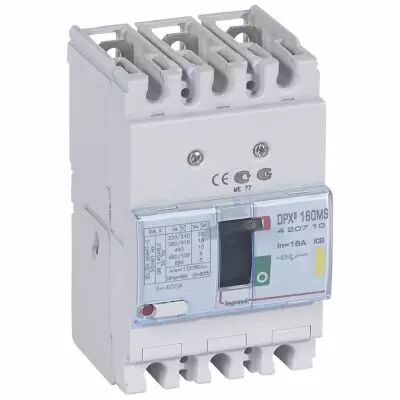 Disj puissance DPX� 160 - magn�tique seul - 16 kA - 3P - 16 A (420710)