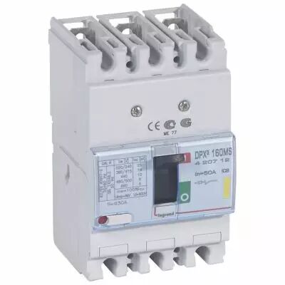 Disj puissance DPX� 160 - magn�tique seul - 16 kA - 3P - 50 A (420712)