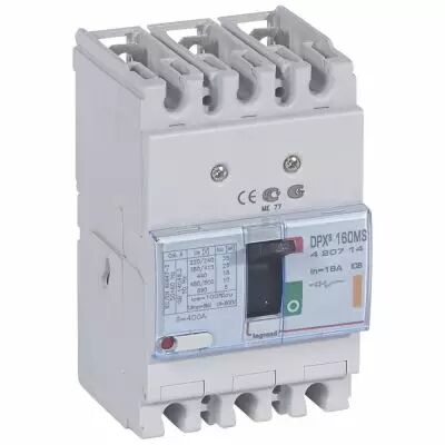 Disj puissance DPX� 160 - magn�tique seul - 25 kA - 3P - 16 A (420714)