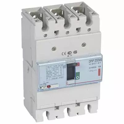 Disj puissance DPX� 250 - magn�tique seul - 36 kA - 3P - 250 A (420721)