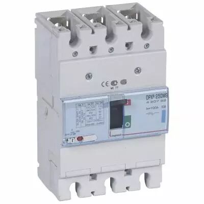 Disj puissance DPX� 250 - magn�tique seul - 70 kA - 3P - 100 A (420722)