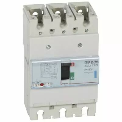 Disj puissance DPX� 250 - magn�tique seul - 70 kA - 3P - 160 A (420723)