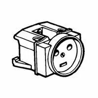 Prise de courant - 20 A - 400 V~ - 2P+T - � �clips (004290)