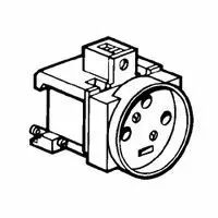 Prise de courant - 20 A - 400 V~ - 3P+T - � �clips (004291)