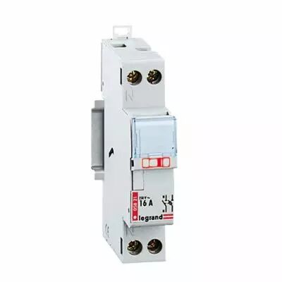 Coupe-circuit domestique - 1P+N - cartouche cylind dom - 16 A (005821)