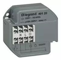 T�l�rupteur 1P - 10 AX - 230 V~ - 50/60 Hz - avec minuterie- intensit� max 50 mA (049121)