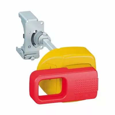 Commande rotative d�port�e DX� - poign�e jaune/rouge (406320)