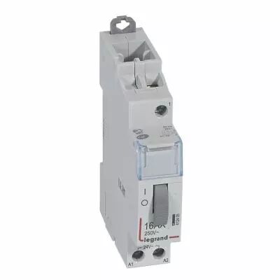 T�l�rupteur standard � vis 24 V~- 1P - 250 V~ - 16 A - 1F - 1 mod (412405)