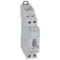 Télérupteur standard à vis 48 V~- 2P - 250 V~ - 16 A - 2F - 1 mod (412411)