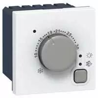 legrand-thermostat d'ambiance �lectronique mosaic - 2 modules - blanc (076720)