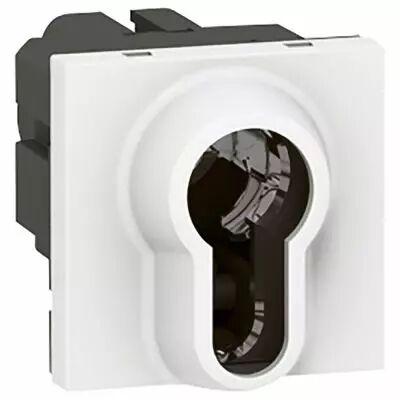 Poussoir � cl� Prog Mosaic - 3 positions - barillet europ - 6 A - 2 mod - blanc (077075)