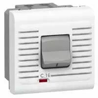 Disjoncteur Prog Mosaic - magn�to thermique 1P+N - 230 V~ - 16 A - 2 mod - blanc (077522)