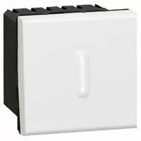 interrupteur temporis� mosaic 2 modules - blanc (078420)