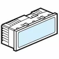 Signal�tique lumineuse � LEDs bleues Prog Mosaic - 1 �tat - 5 mod - blanc (078523)