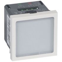 Signalétique lumineuse à LEDs vertes/rouges Prog Mosaic - 2 états- 2 mod - blanc (078524)