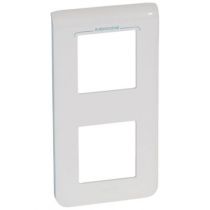 Plaque Prog Mosaic - 2x2 modules - vertical - blanc antimicrobien (078723)