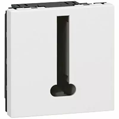 Prise t�l�phone Prog Mosaic - 8 contacts - 2 mod - blanc (078738)