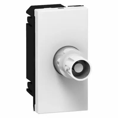 Prise vid�o Prog Mosaic - BNC 75 femelle - 1 module - blanc (078758)