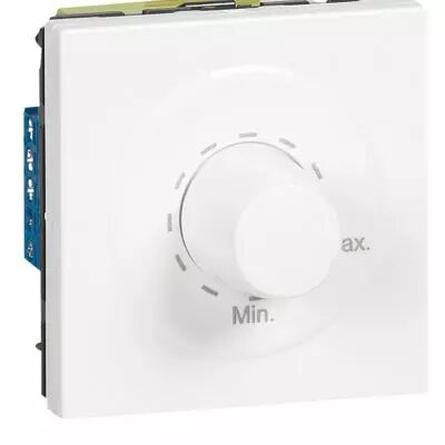 Att�nuateur de ligne Prog Mosaic - 100 V - 25 W - 2 modules - blanc (078776)