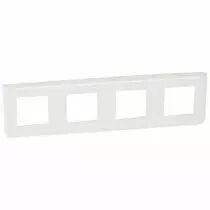 Plaque Prog Mosaic - 4x2 modules - horizontal - blanc (078808)