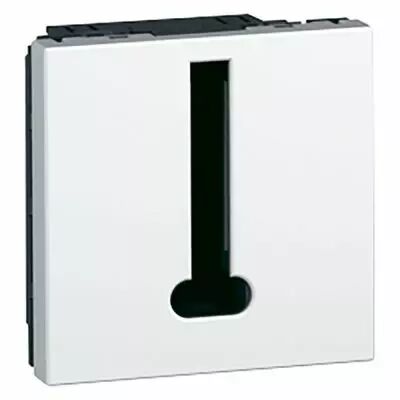 Prise t�l�phone - Prog Mosaic - 8 contacts - 2 modules - alu (079238)