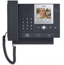 Poste gardien vidéo, grand angle avec zoom & boucle magnétique, lecteur NFC (200263)