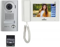 Kit vidéo saillie comprenant :1 platine JPDV, 1 moniteur JP4MED & 1 alimentation PS2420D (130318)
