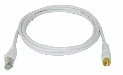 Cordon Rj45/Fiche F Tv Sat Lg 2M (Q296)