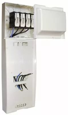 Panneau 250X800 Compteur Tri + Disj. + C/C (R114)