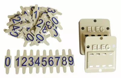 lot de 10 plaques identification logement (ee002)