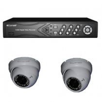 Kit vidéosurveillance HD analogique 2 caméras (AHKIT437C/FR)