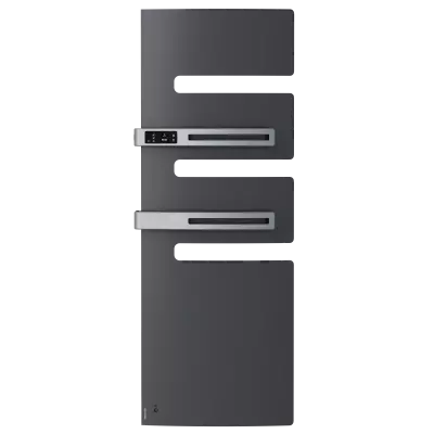 Atlantic - Radiateur s�che-serviettes connect� Serenis Premium m�t gauche 1750W Graphite (850449)