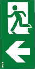 Etiquette V Flèche GAUCHE CrystalWay XL (10593)