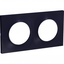 Odace Styl, plaque Anthracite 2 postes horiz./vert. entraxe 71mm (S540704)