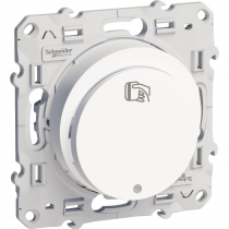 Odace - interrupteur à carte - Blanc - 10A - LED localisation - fixation par vis (S520283)